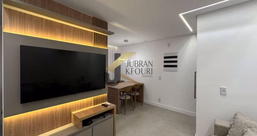 Apartamento novo, mobiliado, decorado e equipado à venda no Bosque - Campinas, com 1 suíte, lavado, closet, garagem coberta e automação.