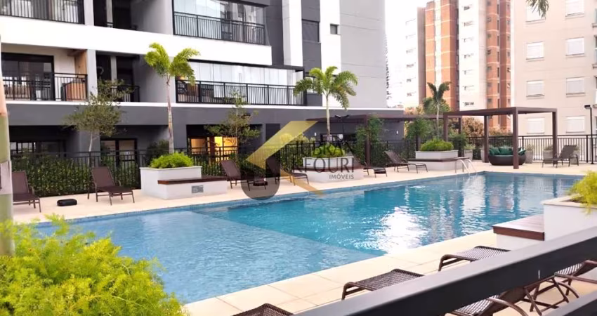Apartamento para aluguel, Taquaral de Campinas-SP. Com três suítes, living para dois ambientes, sacada, lavabo, banheiro social, cozinha, 2 vagas.