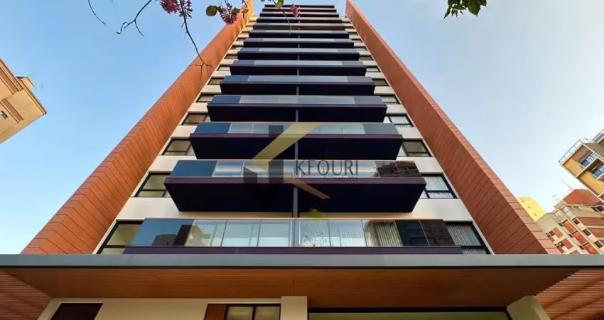 Apartamento novo para aluguel no cambuí - campinas, com 3 suítes, lazer comum e 3 garagens.