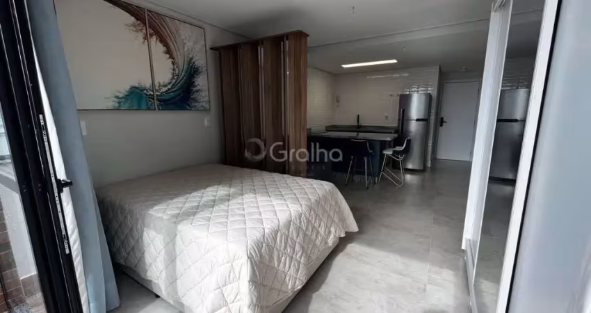 Loft mobiliado com vista para o mar em Cacupé, Florianópolis