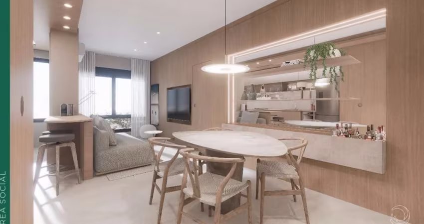 Apartamento de 69m² com 1 suíte no Centro