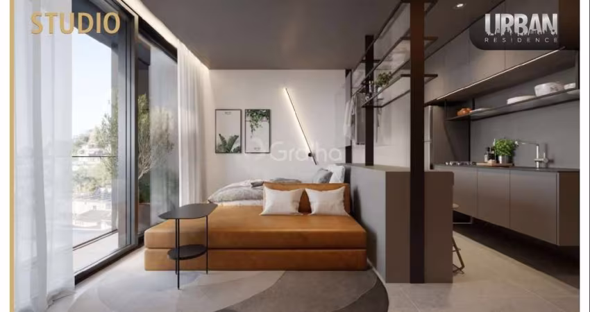 Estúdio de 46,51m² com 1 quarto e 1 vaga de garagem no Centro