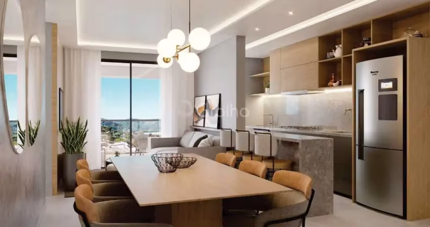 Apartamento de 75 m² com 2 quartos sendo 2 suítes no bairro Trindade
