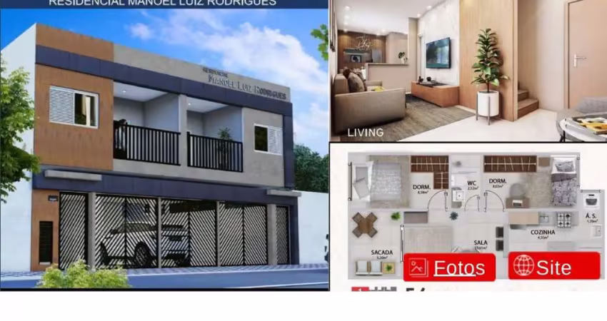 Casa com 2 quartos à venda no Boqueirão, Praia Grande 