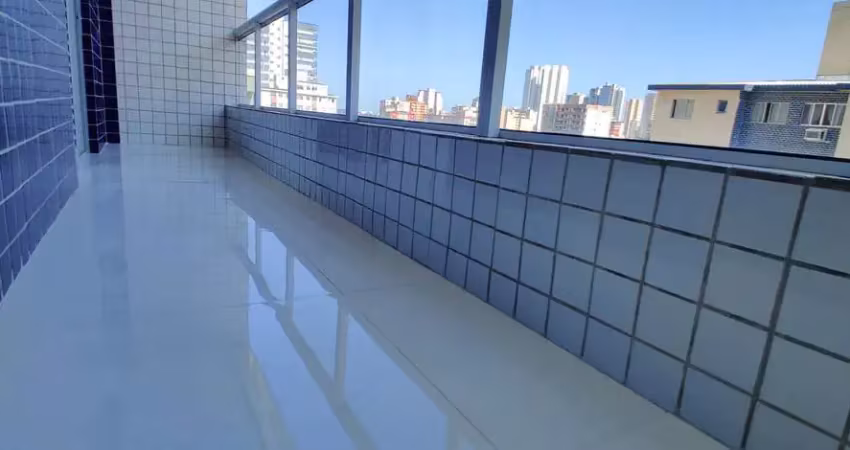 Loucura, loucura. **grande oportunidade**. excelente apartamento no canto do forte, de 02 dormitórios.