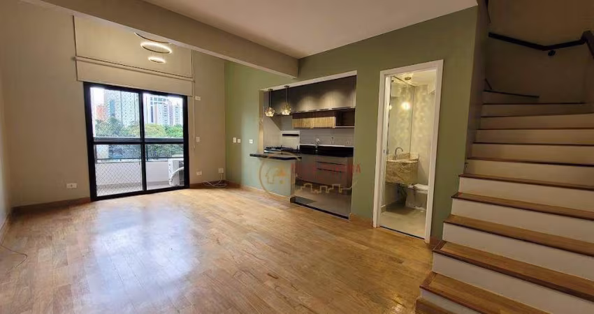 Apartamento Duplex para alugar, 78 m² por R$ 5.320,45/mês - Jardim Aquarius - São José dos Campos/SP