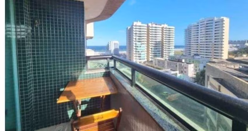 Apartamento em Armação, 1/4 vista mar, portaria 24 horas e infra completa .