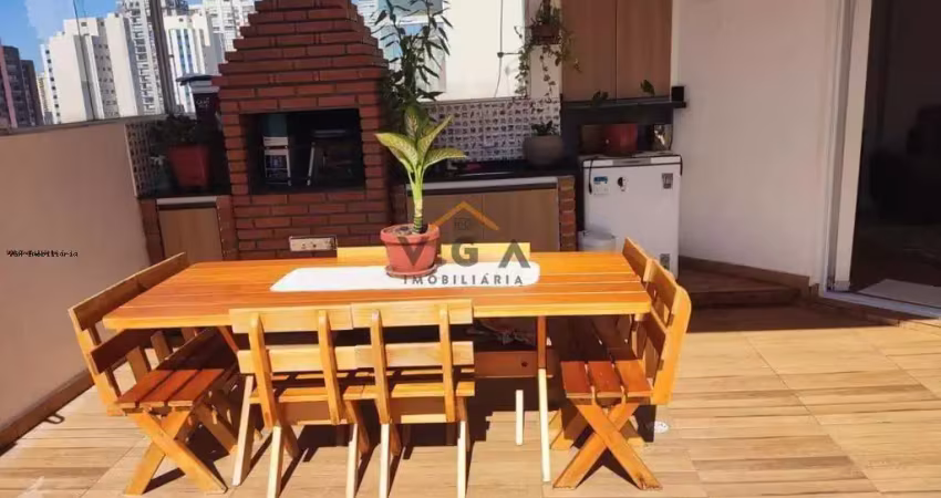 Cobertura para venda em são paulo, vila gomes cardim, 3 dormitórios, 3 banheiros, 2 vagas