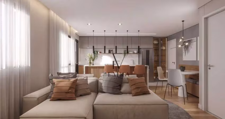 Apartamento com 2 dormitórios à venda, 44 m² por r$ 292.474,56 - cidade industrial - curitiba/pr