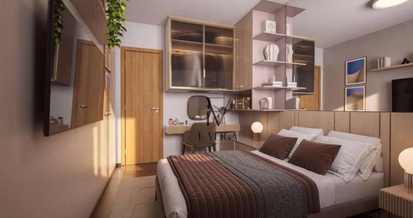 Apartamento com 2 dormitórios à venda, 41 m² por R$ 297.990,00 - Pinheirinho - Curitiba/PR