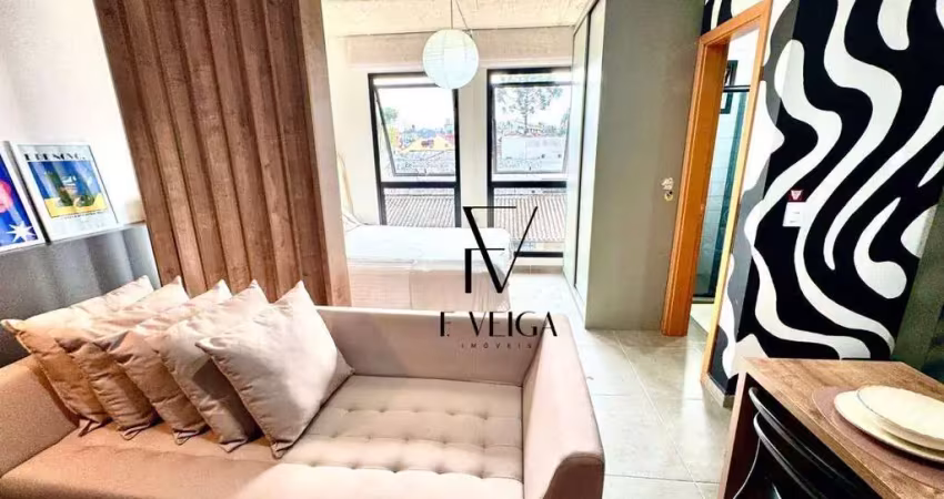 Studio com 1 dormitório à venda, 25 m² por r$ 327.000,00 - são francisco - curitiba/pr