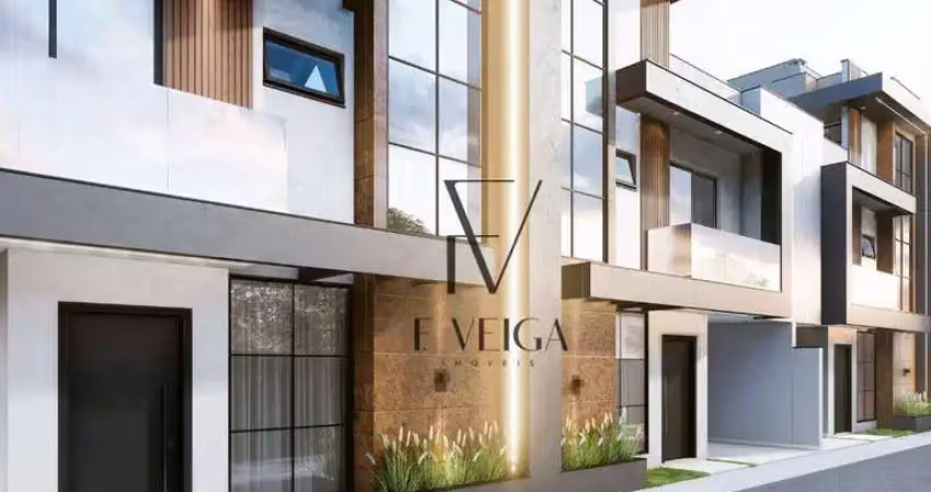 Sobrado com 3 dormitórios à venda, 138 m² por r$ 790.000,00 - novo mundo - curitiba/pr