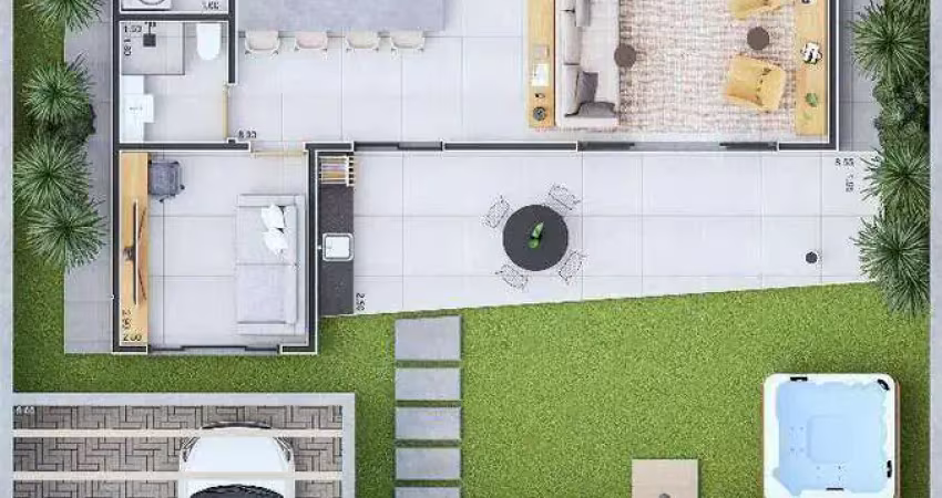 Casa com 3 dormitórios à venda, 201 m² por r$ 900.491,38 - cidade satélite - atibaia/sp