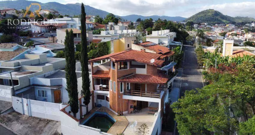 Casa com 3 dormitórios à venda, 377 m² por r$ 1.150.000,00 - jardim das flores - atibaia/sp