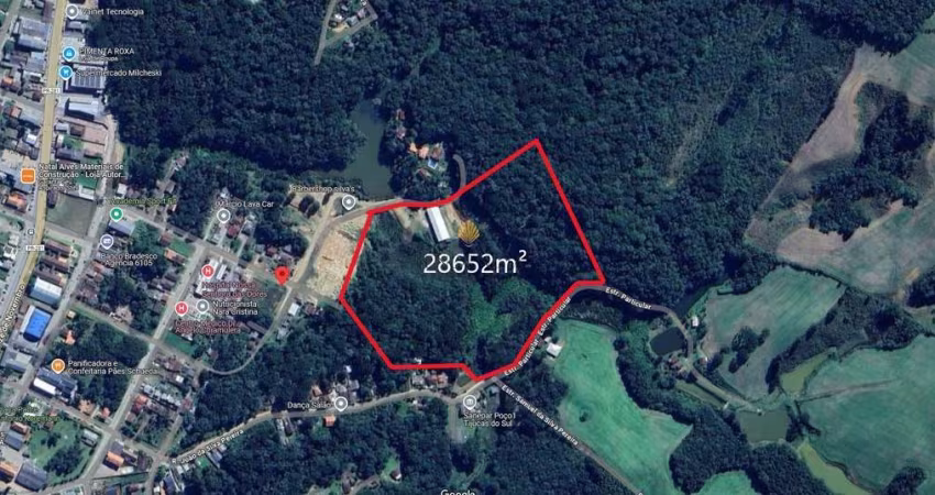 Terreno à venda, 28652 m  por R  4.600.000,00 - Centro - Tijucas do Sul PR