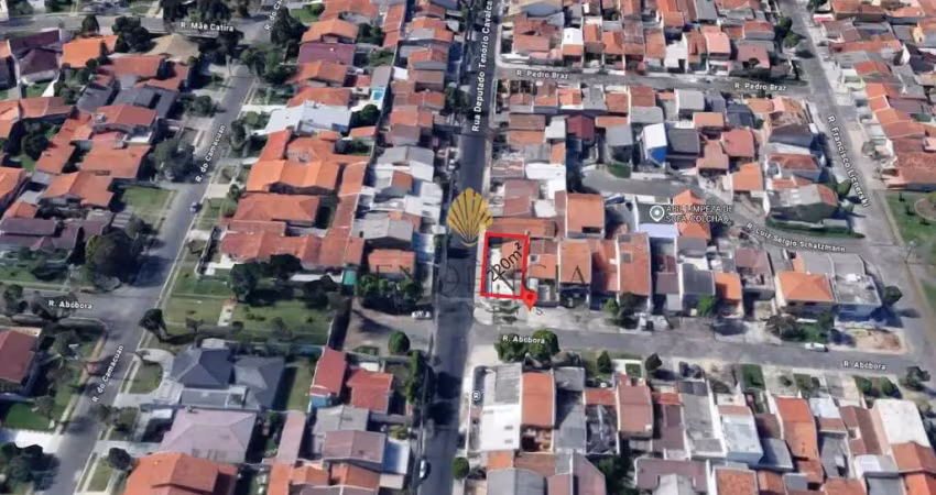 Terreno de esquina à venda, 220 m2, uberaba, curitiba - pr