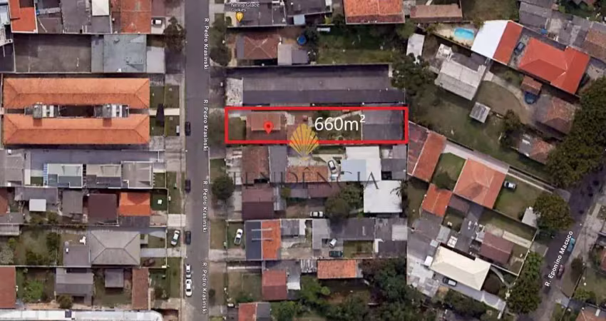 Terreno zr4.1 à venda, 660 m2, capão raso - curitiba pr