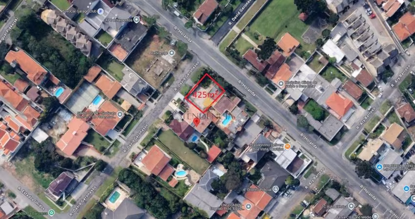 Terreno à venda, 425 m2, BACACHERI, CURITIBA - PR
