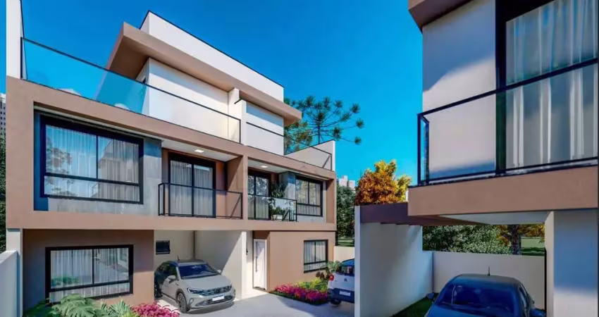 Sobrado com 3 quartos à venda, 114 m2, uberaba, curitiba - pr