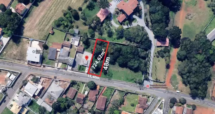 Terreno à venda na Rua Brasílio Cuman, 650, São Braz, Curitiba