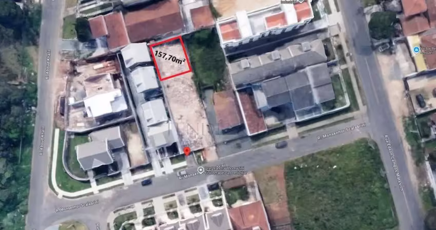 Terreno à venda na Rua Monsenhor Scalabrini, 60, Santa Felicidade, Curitiba