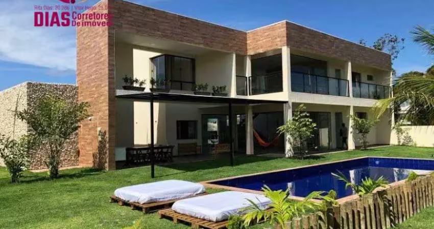 Casa alto padrão nova recém construída em guarajuba.