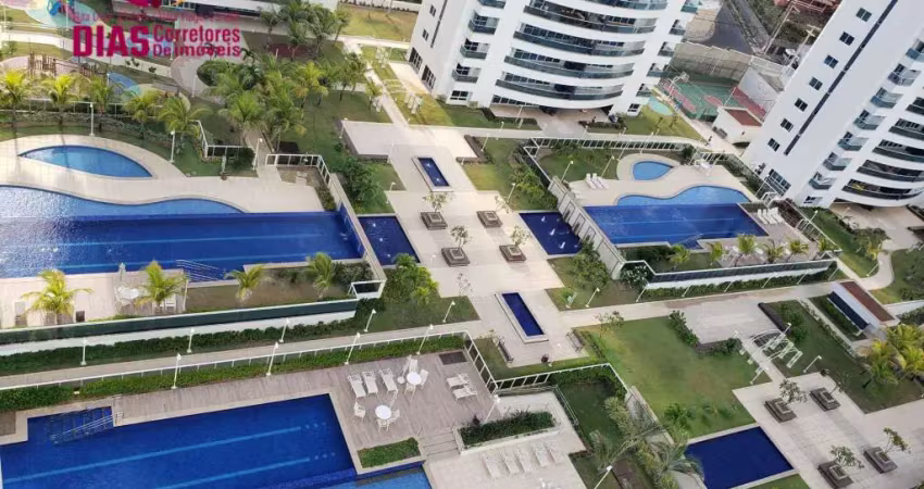 Apartamento alto padrão para venda no hemisphere com 165m2, 4/4 suítes, vista panorâmica mar.