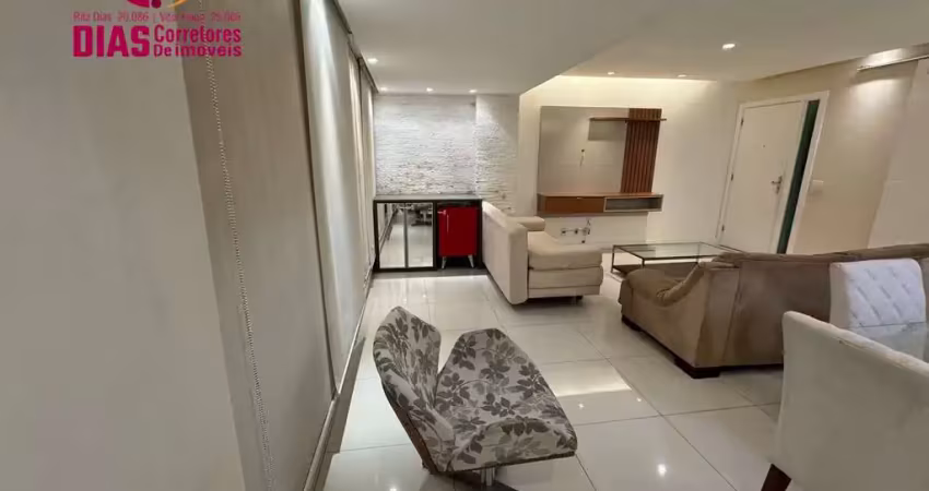 Vendo  Super Oportunidade apartamento com 106m² no Brisas Clube mobiliado, 3/4, sendo 01 gabinete, 01 suíte, 2 vagas cobertas e soltas com total Infraestrutura - Paralela -Salvador-BA.