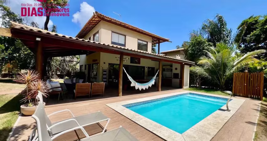 Casa 4 suítes em Condomínio em Praia do Forte, Mata de São João/BA