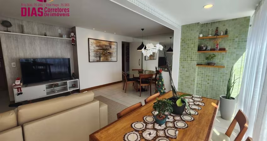 Vendo Apartamento no Alphaville I com 83m2,  nascente com varanda gourmet panorâmica, suíte, escritório, 2 vagas - Alphaville - Salvador-BA.
