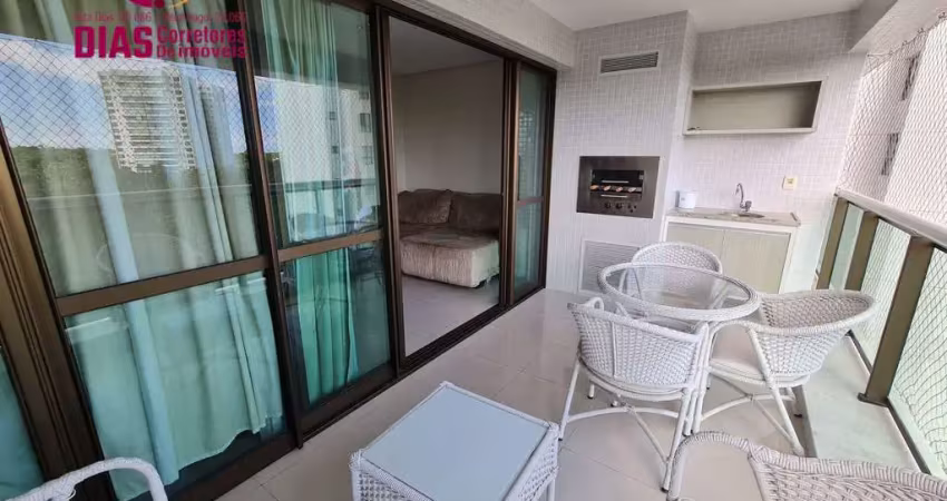 Alugo em exclusividade apartamento , 3/4, 2 suítes, mobiliado com 112m2  no resort le parc - salvador/ba.