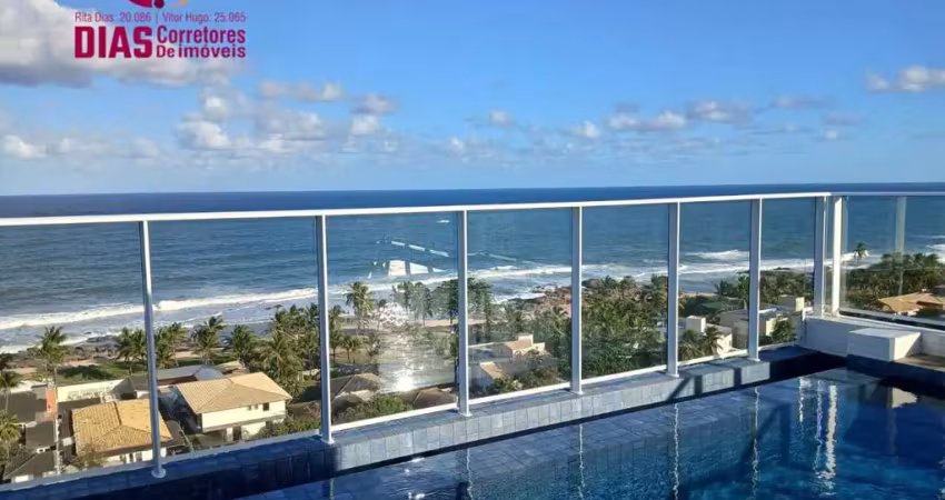 Vendo apartamento novo de 68m2 vista mar, varanda, 2/4 suíte  em condomínio com total infraestrutura