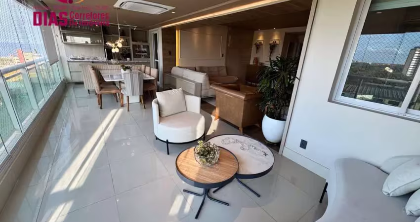 Vendo em patamares apartamento reformado com 173m2  varanda gourmet com vista panorâmica,  3 suítes, 3 vagas em condomínio com total infraestrutura - salvador/ba