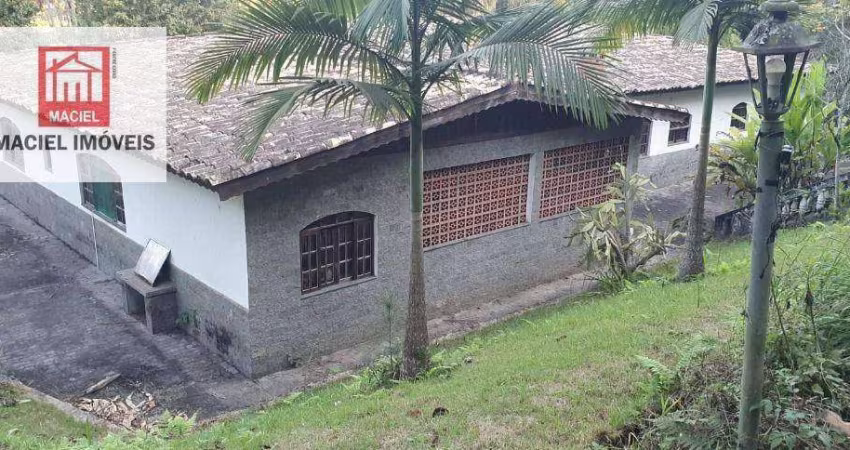Chácara com 7000 m², sendo 404m²de área construida. Casa com 4 dormitórios à venda por R$ 1.500.000 - Chácaras Copaco - Arujá/SP