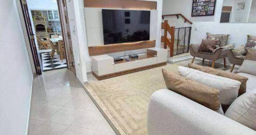 Sobrado  em condomínio, com 3 dormitórios, sendo 1 suíte à venda por R$ 750.000 - Jardim Cocaia - Guarulhos/SP