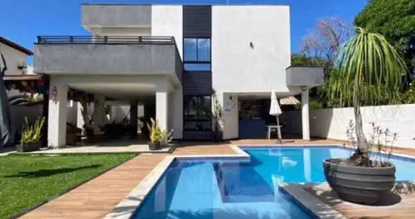 Casa com 5 suítes à venda, 500 m² por r$ 2.700.000,00 - guarajuba - camaçari/ba