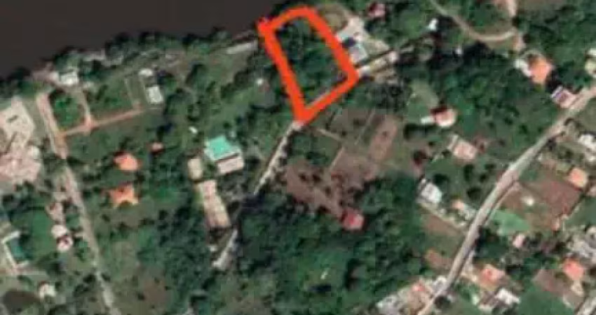 Terreno à venda na beira do rio jacuipe, 2400 m² de área total,  barra do jacuípe, litoral norte, camaçari/ba