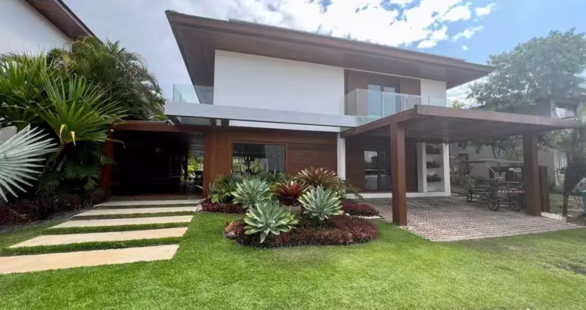 Venha conhecer essa casa riquíssima nos detalhes, 5 lindas suítes. condomínio piscinas naturais  - praia do forte/ba