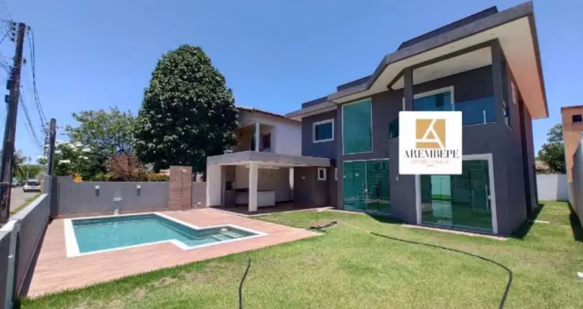 Descubra o luxo e conforto nesta casa espetacular à venda no condomínio vilas do jacuípe.  barra do jacuípe