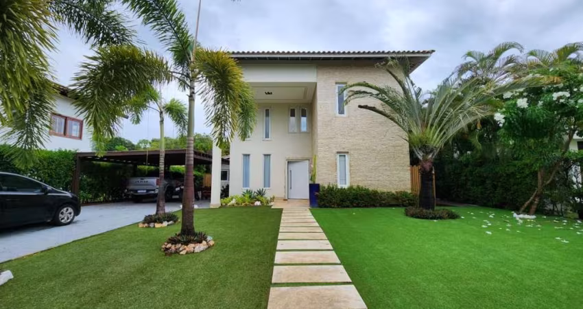 Excelente casa de alto padrão, Porteira Fechada,  no Condomínio Quinta das Lagoas - Itacimirim.