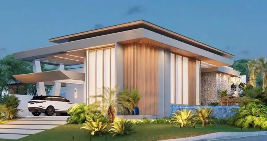 Casa em condomínio fechado com 3 quartos à venda na Rodovia BA-099 - Estrada do Côco, 7709, Alphaville (Abrantes), Camaçari