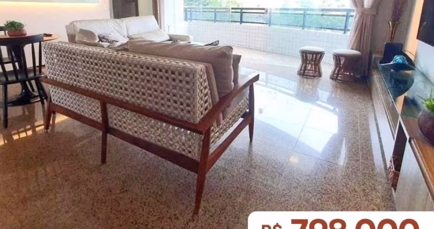 Apartamento de 148m² com 3 suítes à venda no Cocó