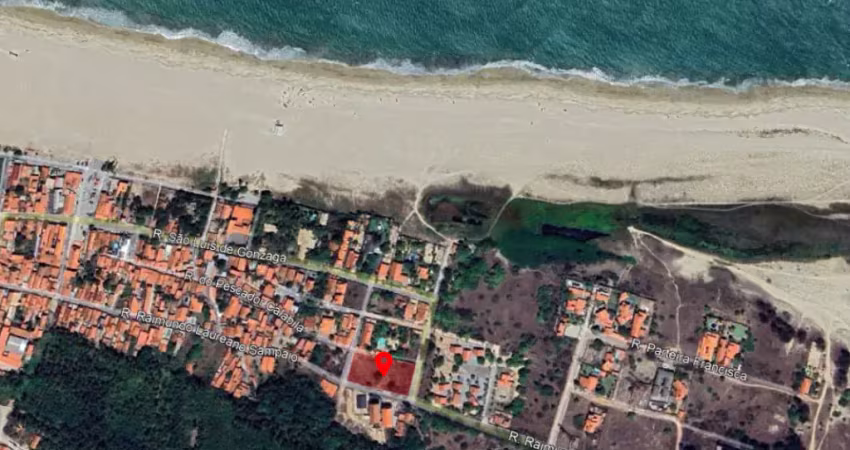 Terreno de esquina 3 frentes no pecém a 300m do mar