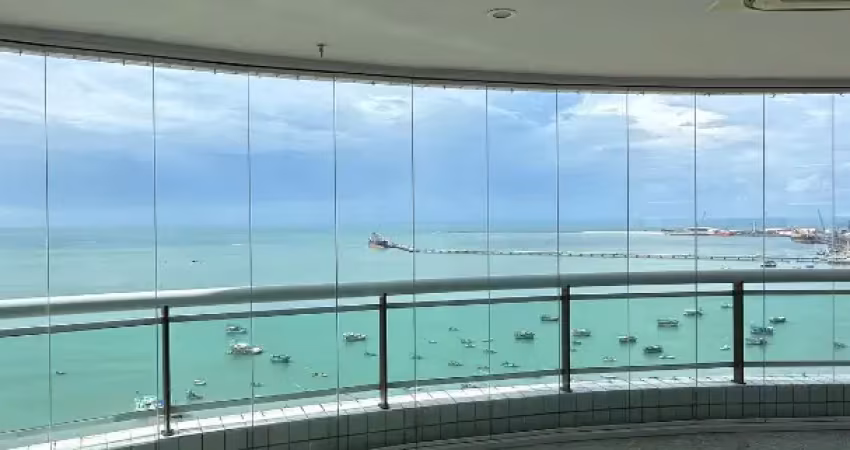 Apartamento alto padrão com 326m² e 4 suítes na beira mar de fortaleza