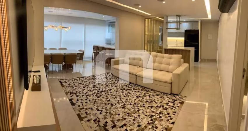 Apartamento 115 m² à venda no tatuapé , andar alto,  com 3 suítes,  2 salas, varanda gourmet, 2 vaga