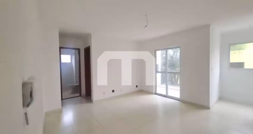 Apartamento a venda de 55 m², 2 dormitórios, ampla sala 2 ambientes com churrasqueira , e 1 vaga.