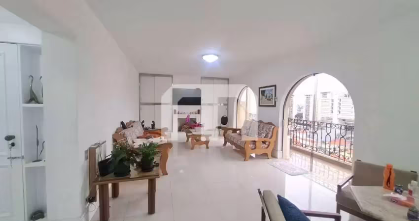 Apartamento a venda de 180m², no tatuapé,3 dormitórios, sala com varanda, 3  vagas