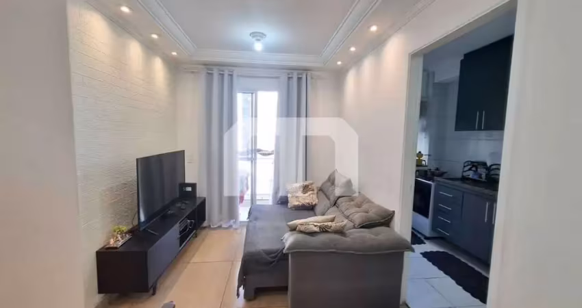 Apartamento a venda de 52 m², 2 dormitórios , sala com sacada, cozinha, área de serviço e 1 vaga.