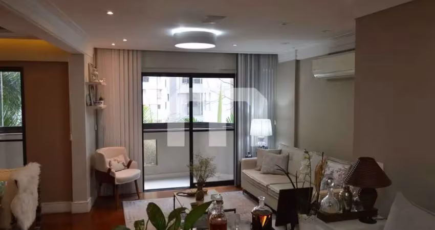 Apartamento de 3 quartos com suíte no jardim das acácias, são paulo-sp: 130m², 4 banheiros e 2 vagas