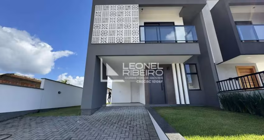Casa sobrado com 3 dormitórios à venda, 126,80m² no bairro testo central alto - pomerode/sc